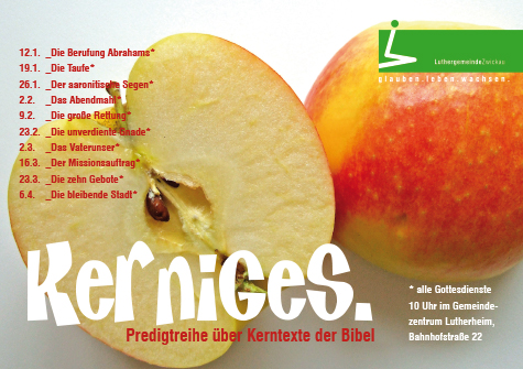 „kerniges“ | 12. Januar bis 6. April 2014