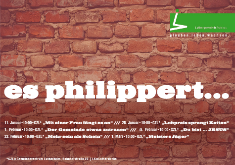 „es philippert ...“ | 11. Januar bis 1. März 2015