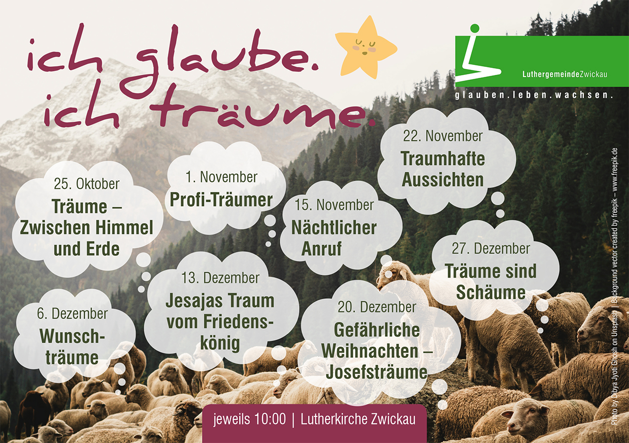 „Ich glaube. Ich träume“ | 25. Oktober bis 27. Dezember 2020