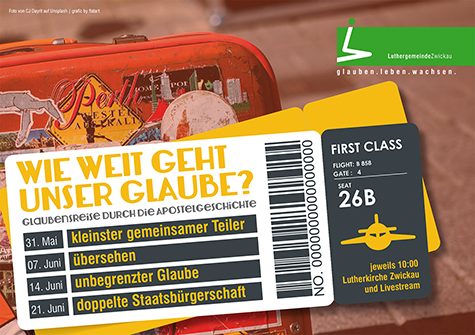 Wie weit geht unser Glaube &ndash; Motiv