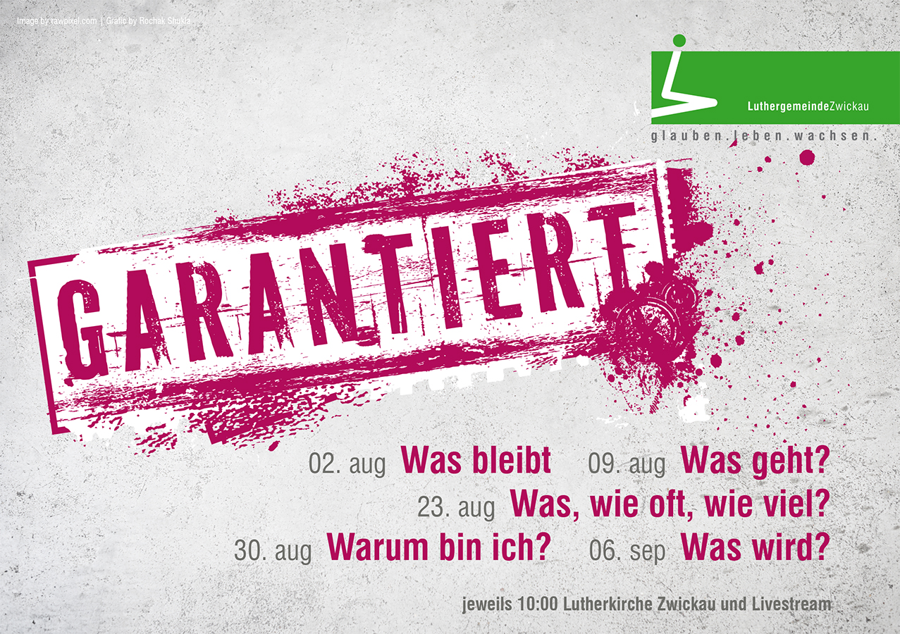 Predigtreihe garantiert