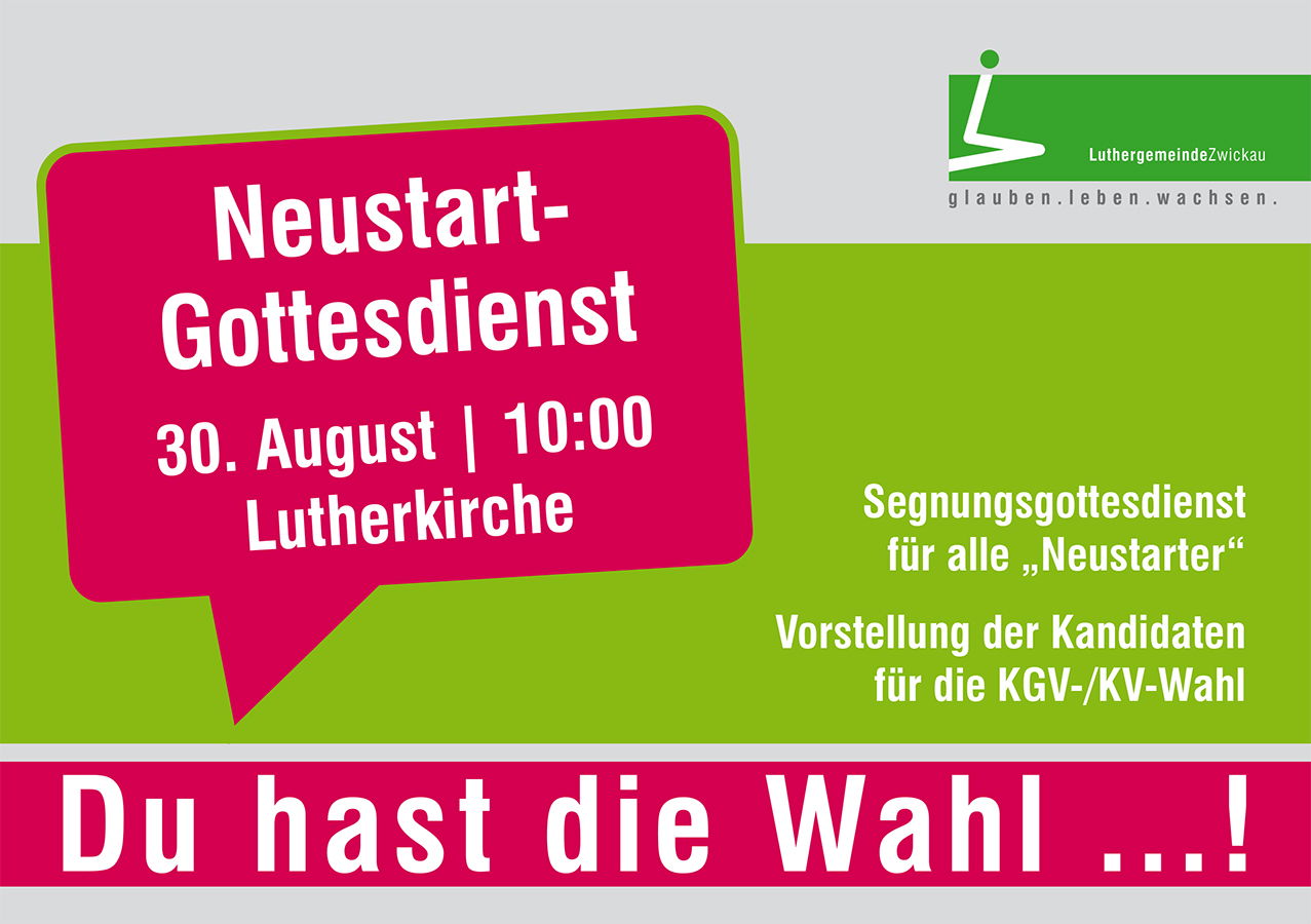 „Neustartgottesdienst“ | 30. August 2020