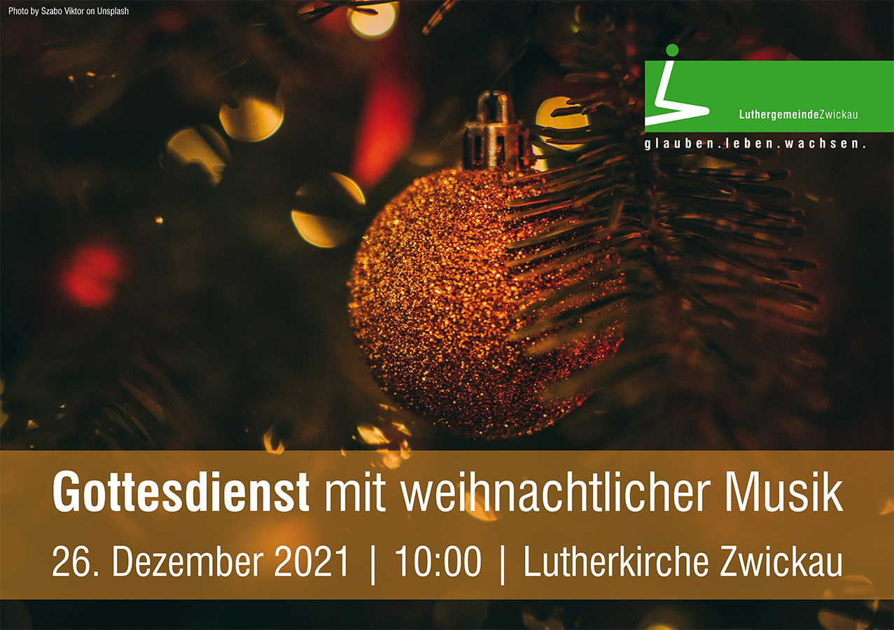 Gottesdienst mit weihnachtlicher Musik | 26. Dezember 2021