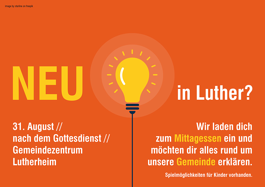 NEU in Luther?