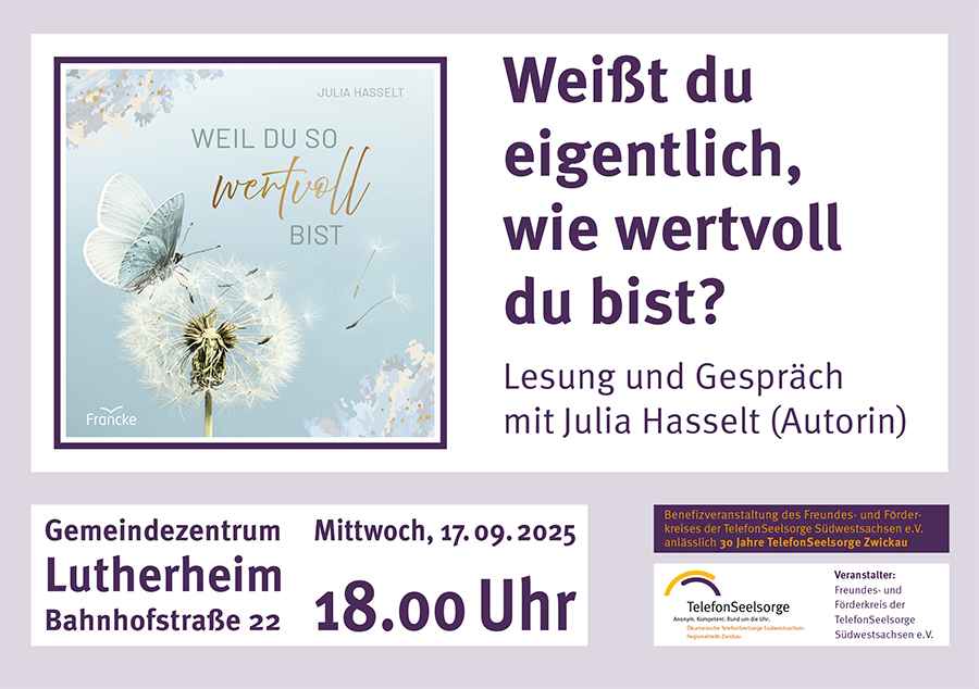 Benefizveranstaltung der Telefonseelsorge