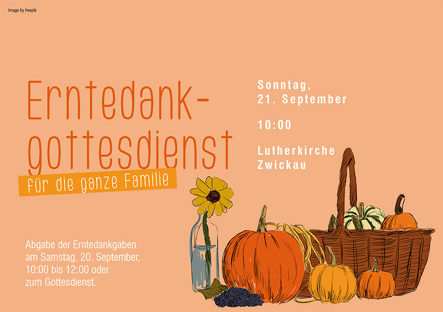 Erntedankgottesdienst für die ganze Familie